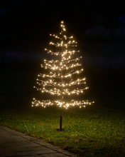 Juletre Basis 464 LED med blink brun 120 cm